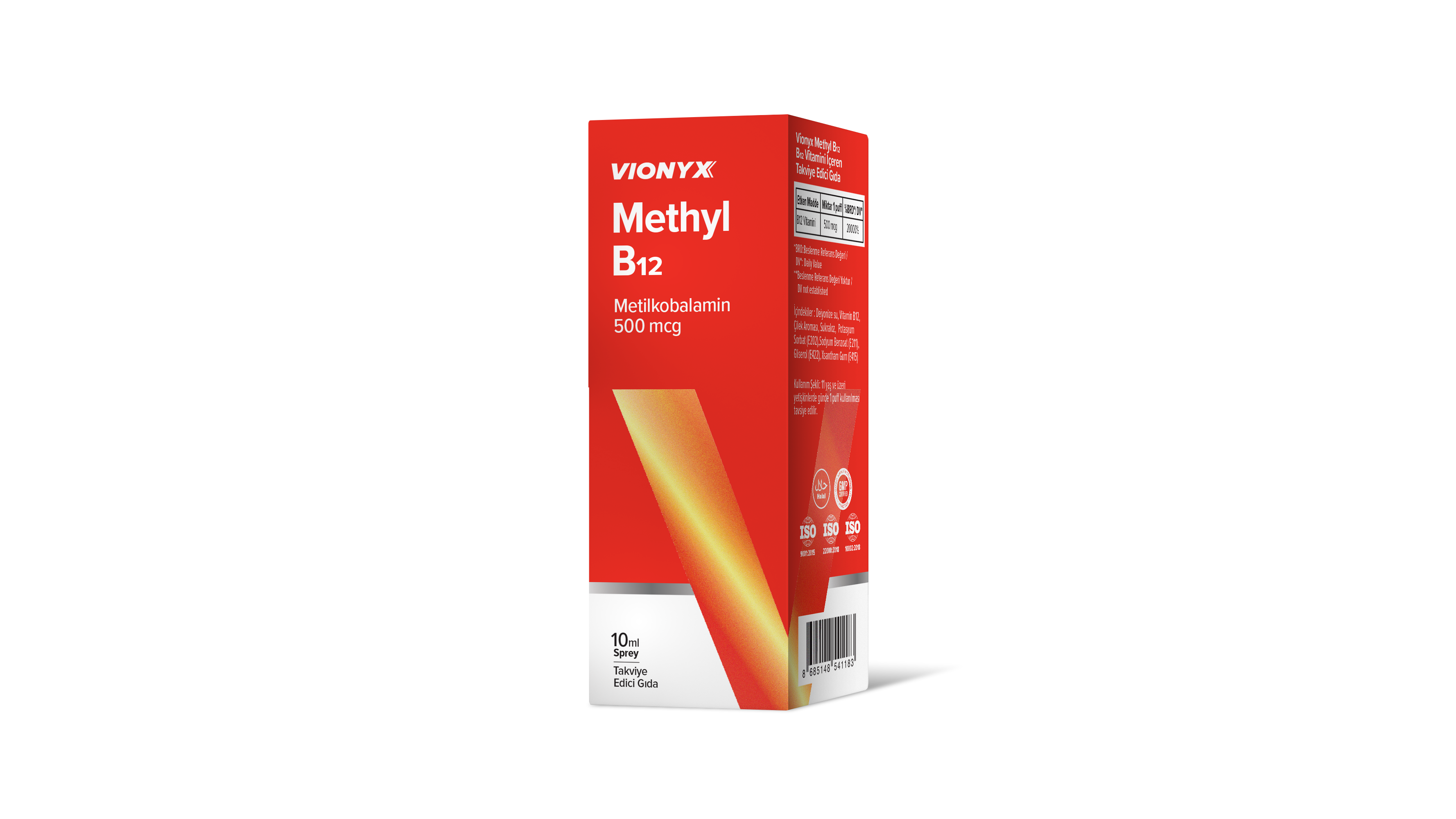 Vionyx Methyl B12 500 µg Sprey